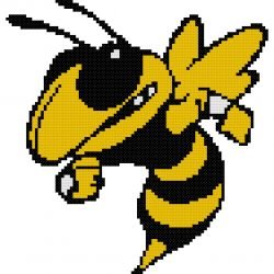 Georgia Tech Mascot Counted Cross Stitch Pattern