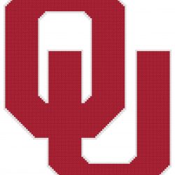 Oklahoma Sooners Logo Counted Cross Stitch Pattern